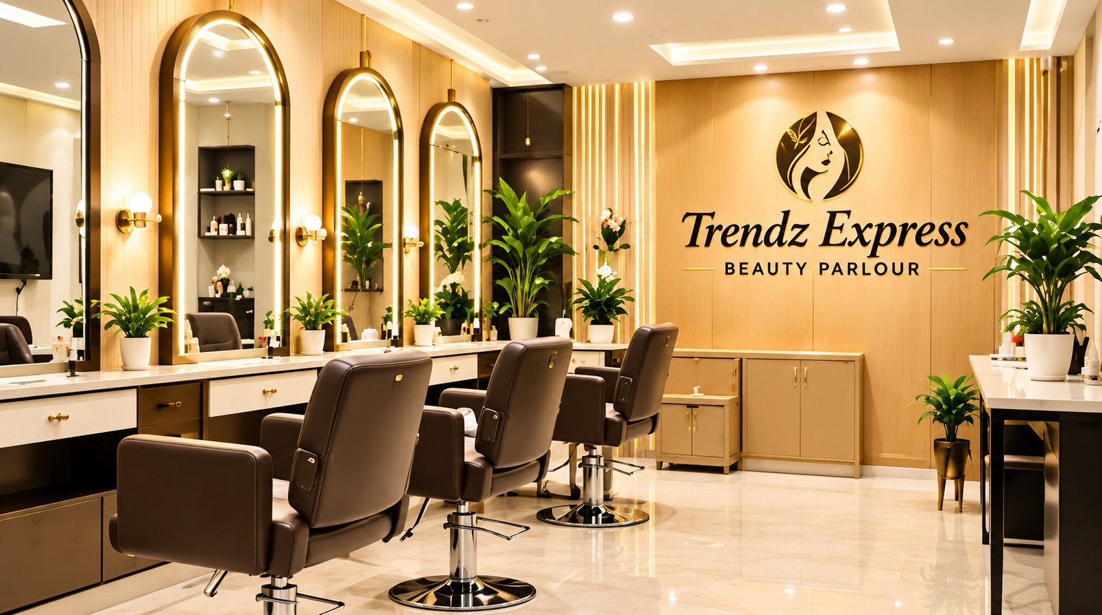 Salon interior ambience